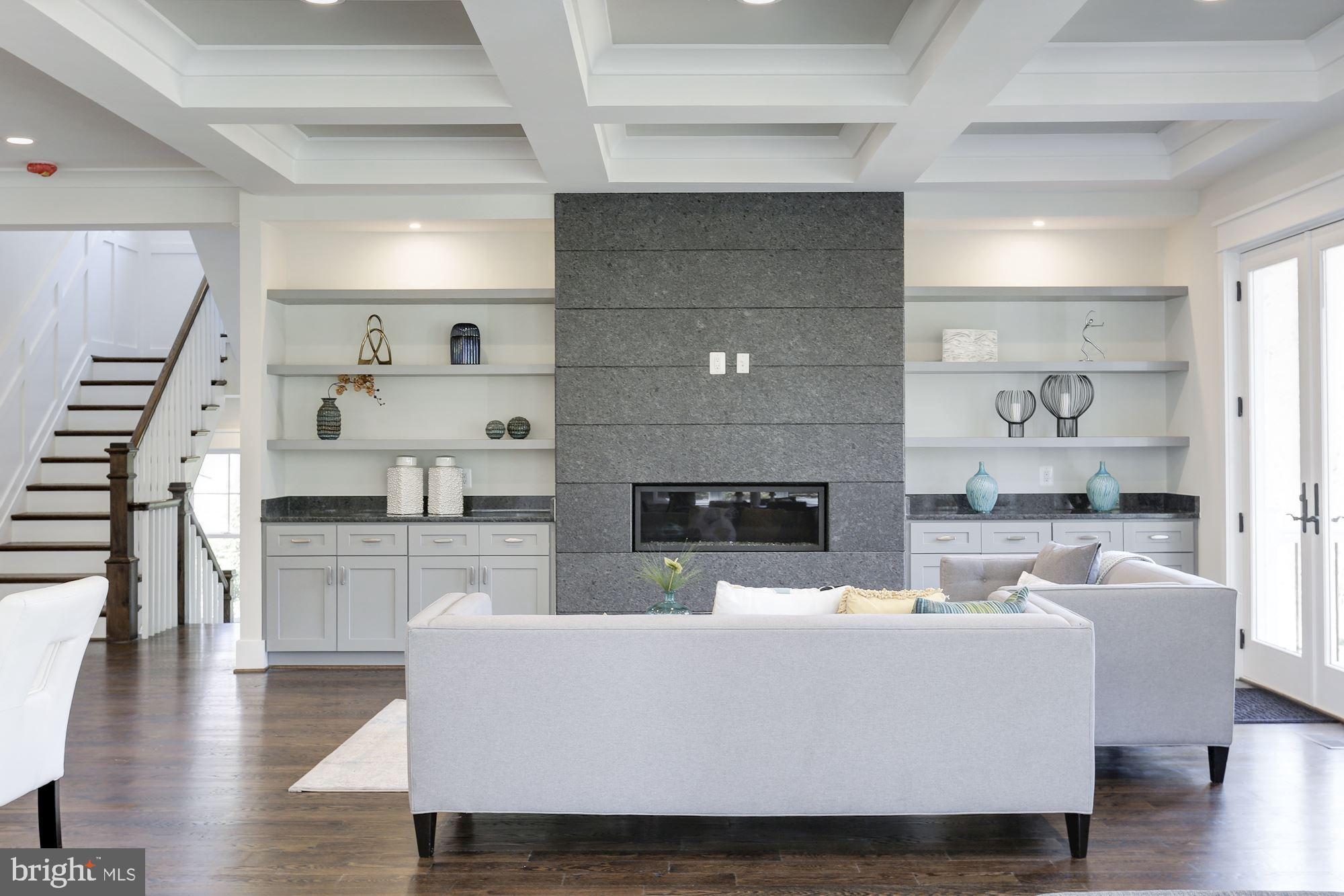 6834 Churchill Road McLean, VA 22101 - Photo 22 of 110 Family Room Horizontal Contemporary Gas Fireplace