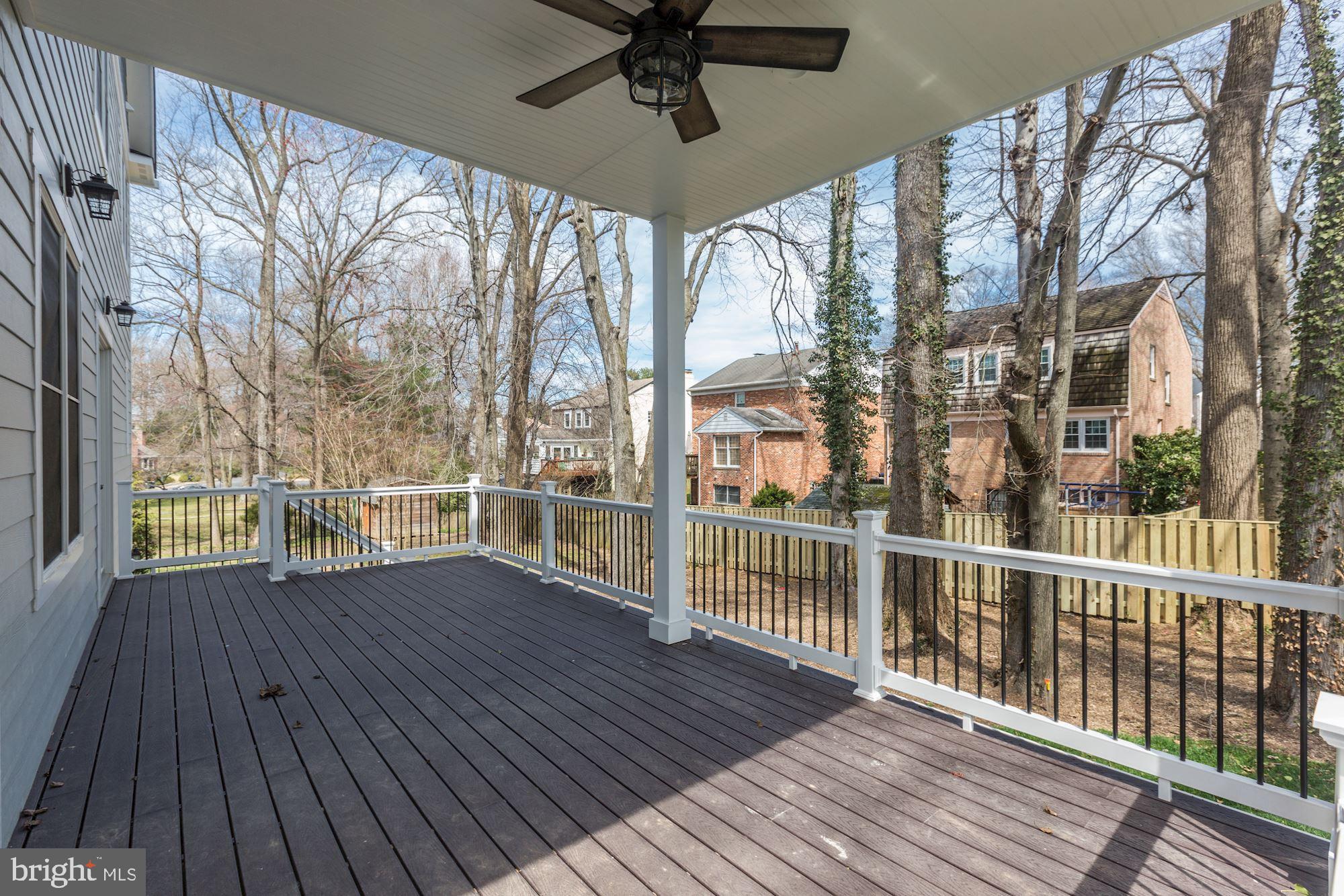 6834 Churchill Road McLean, VA 22101 - Photo 48 of 110 Deck Constructed of Durable "Trex"