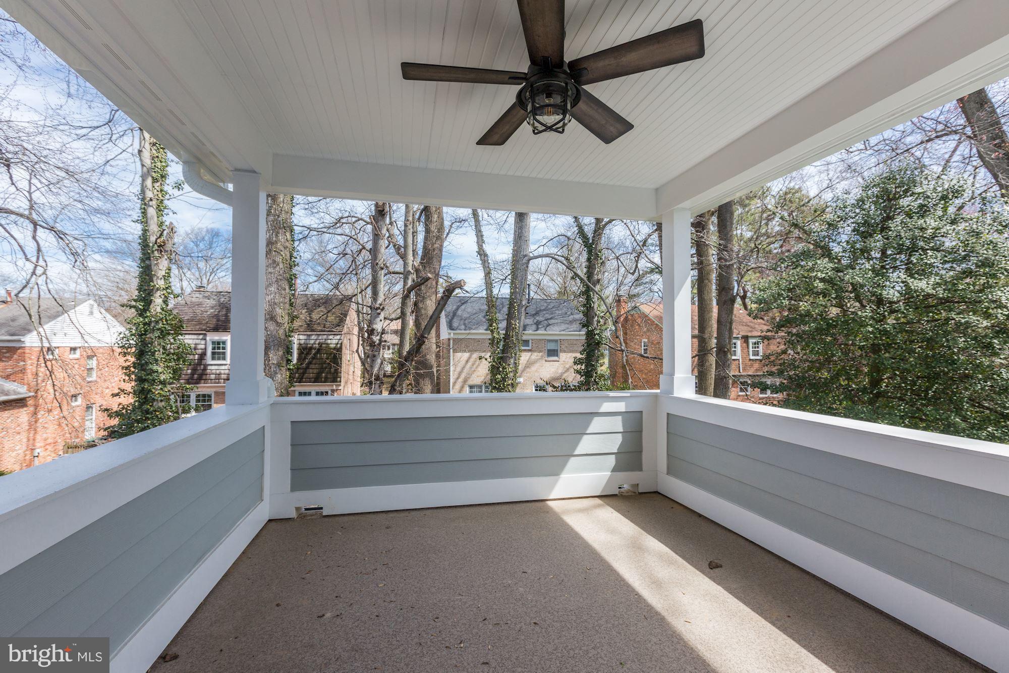6834 Churchill Road McLean, VA 22101 - Photo 61 of 110 Private Covered Deck off Master Bedroom