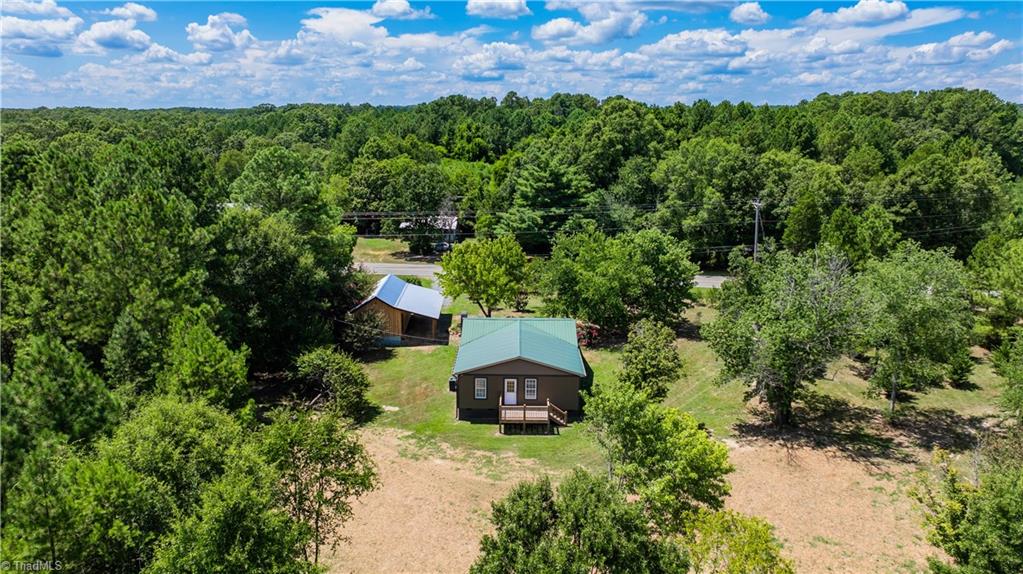 4651 Shiptontown Road Denton, NC 27239 - Photo 44 of 50 Aerial of back of home