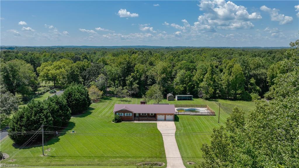 5565 Robbins Country Road Trinity, NC 27370 - Photo 1 of 45 Over 1.6 acres! Paved drive, double garage and large beautiful yard