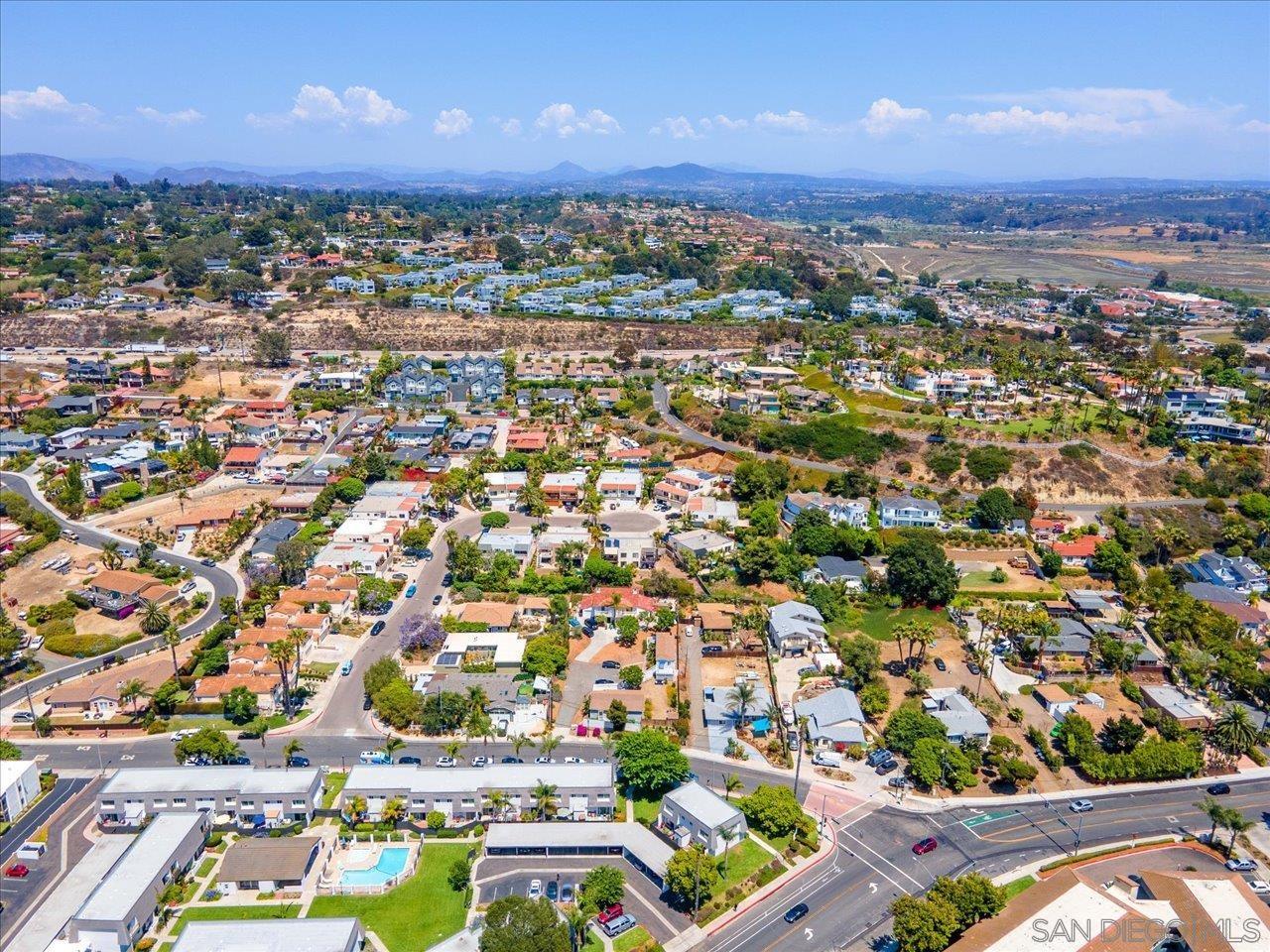 838 Valley Avenue Solana Beach, CA 92075 - Photo 15 of 16 an aerial view of residential houses with outdoor space