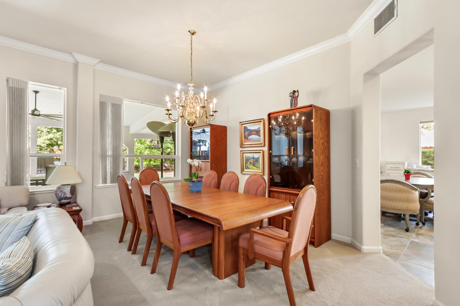 5415 Rogers Street Davis, CA 95618 - Photo 9 of 77 a view of a dining room with furniture and chandelier