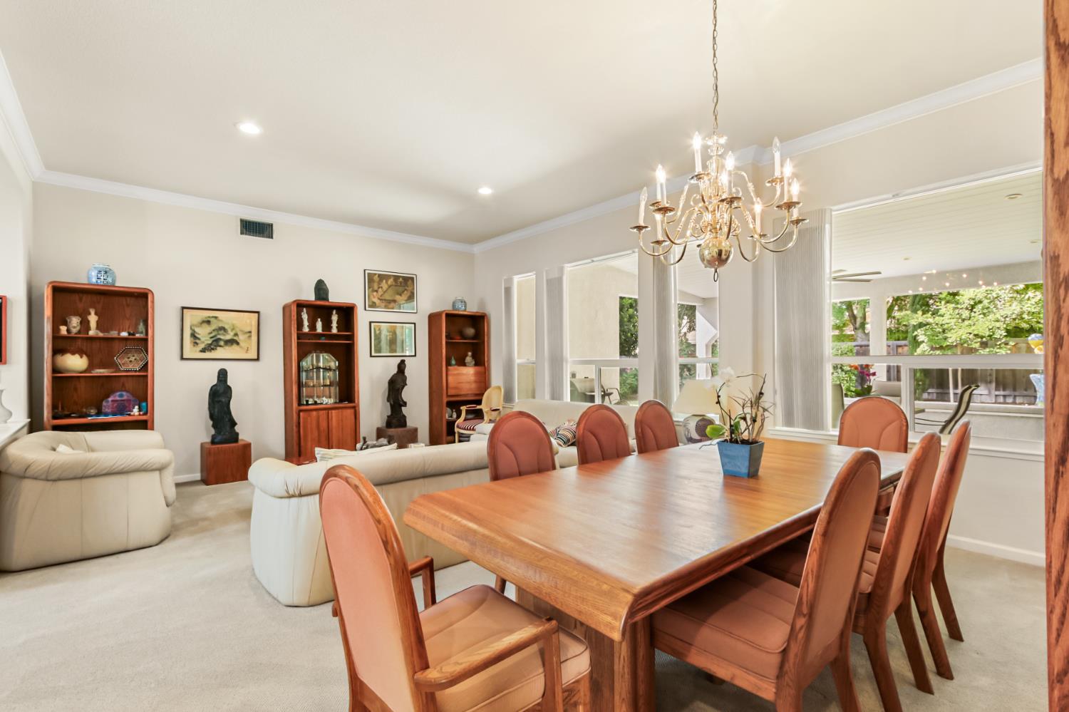 5415 Rogers Street Davis, CA 95618 - Photo 10 of 77 a view of a dining room with furniture window and outside view
