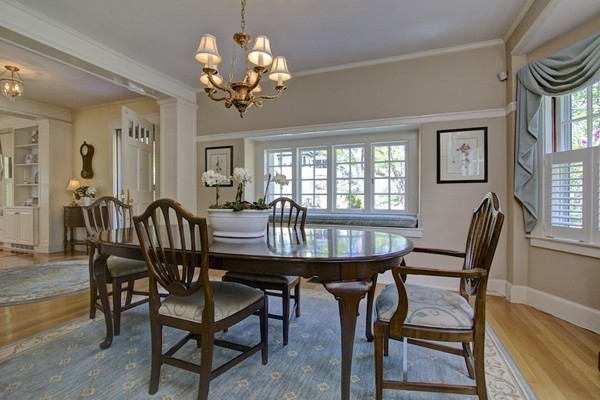 40 Glen Road Winchester, MA 01890 - Photo 12 of 30 a view of a dining room with furniture window and wooden floor