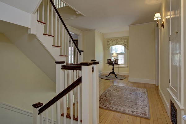 40 Glen Road Winchester, MA 01890 - Photo 19 of 30 a view of a livingroom with wooden floor and stairs