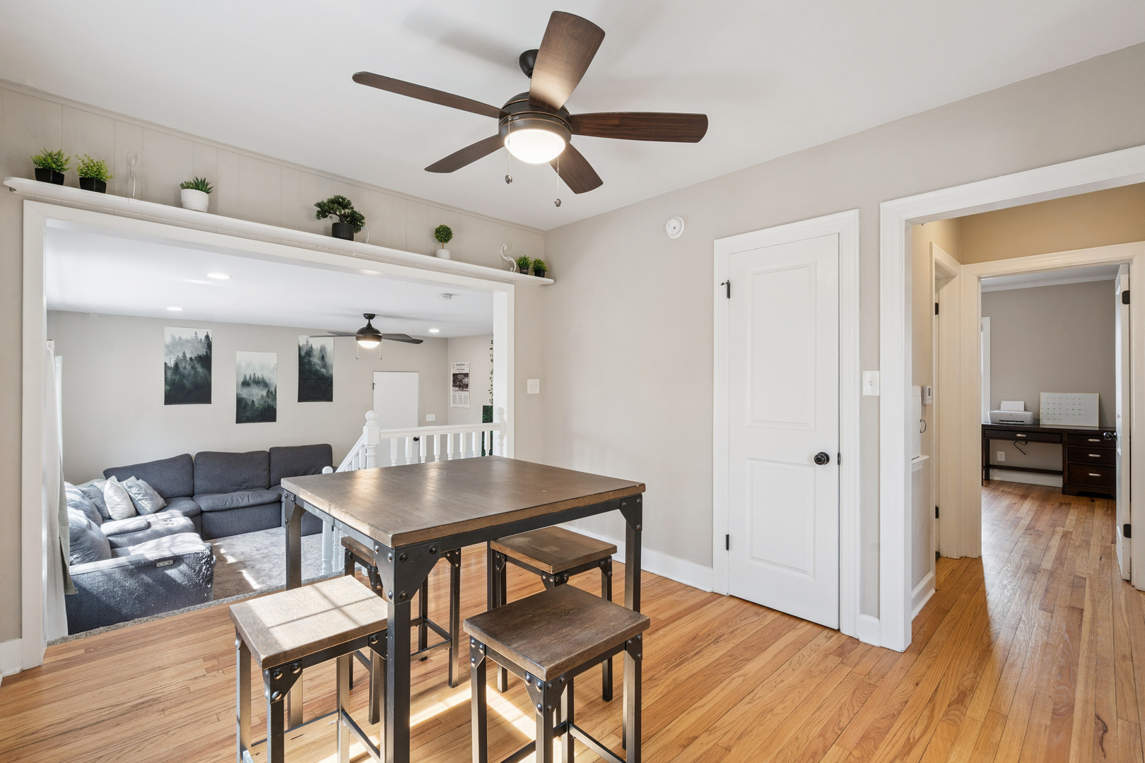 2052 37th Street Rock Island, IL 61201 - Photo 7 of 28 a dining room with furniture and wooden floor