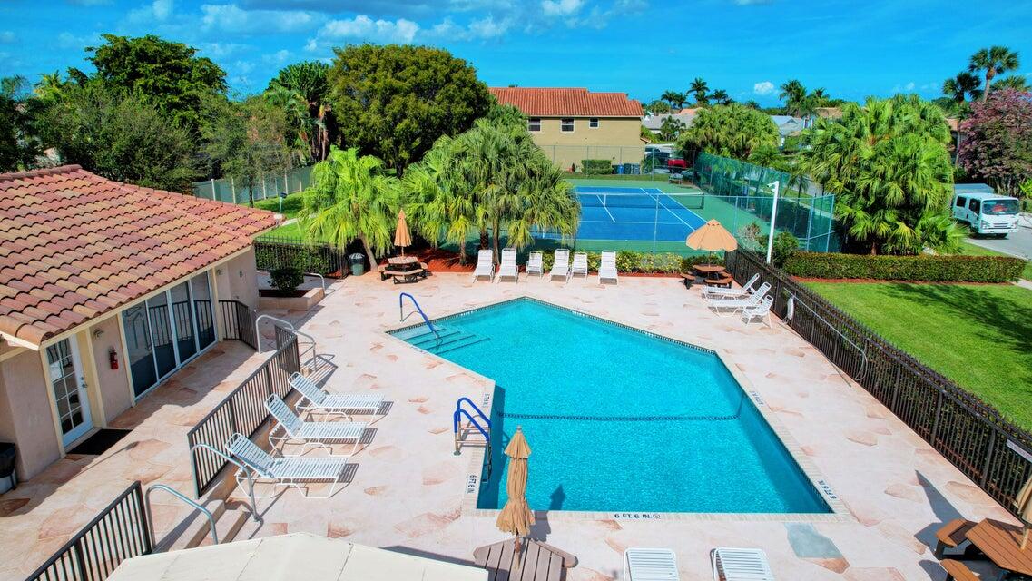 8557 Windy Circle Boynton Beach, FL 33472 - Photo 11 of 11 Clubhouse Pool Tennis Court