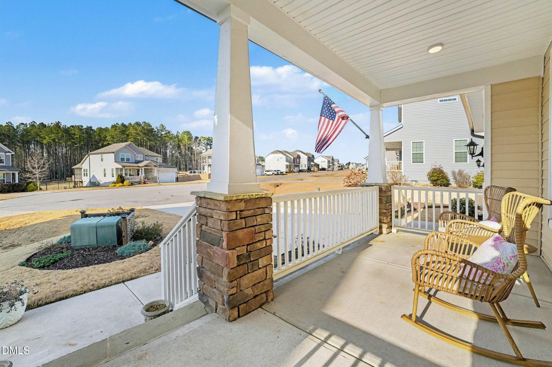 185 Twilight Trail Willow Spring, NC 27592 - Photo 5 of 42 a balcony view with furniture