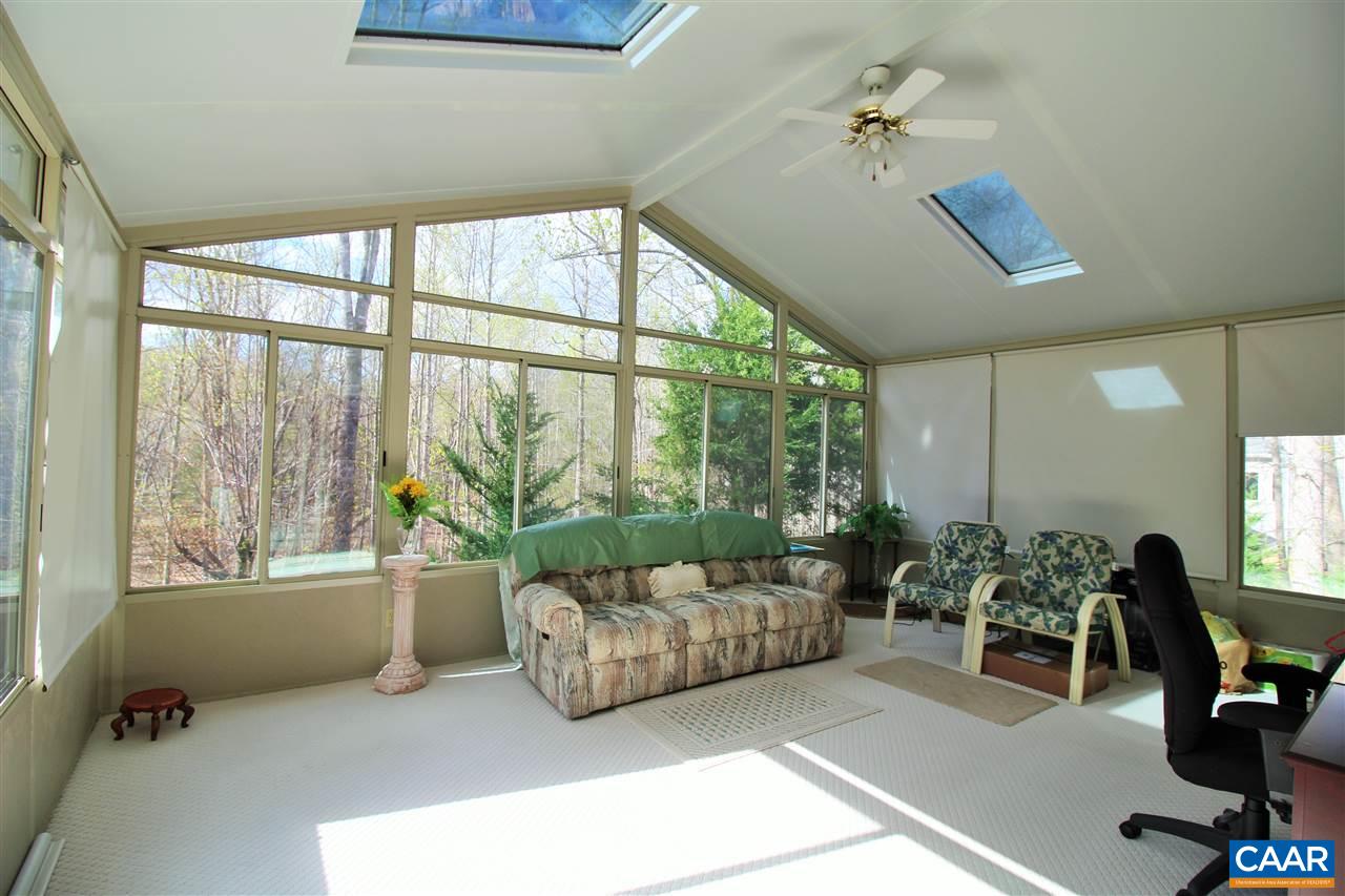 Windows open to allow cross breezes