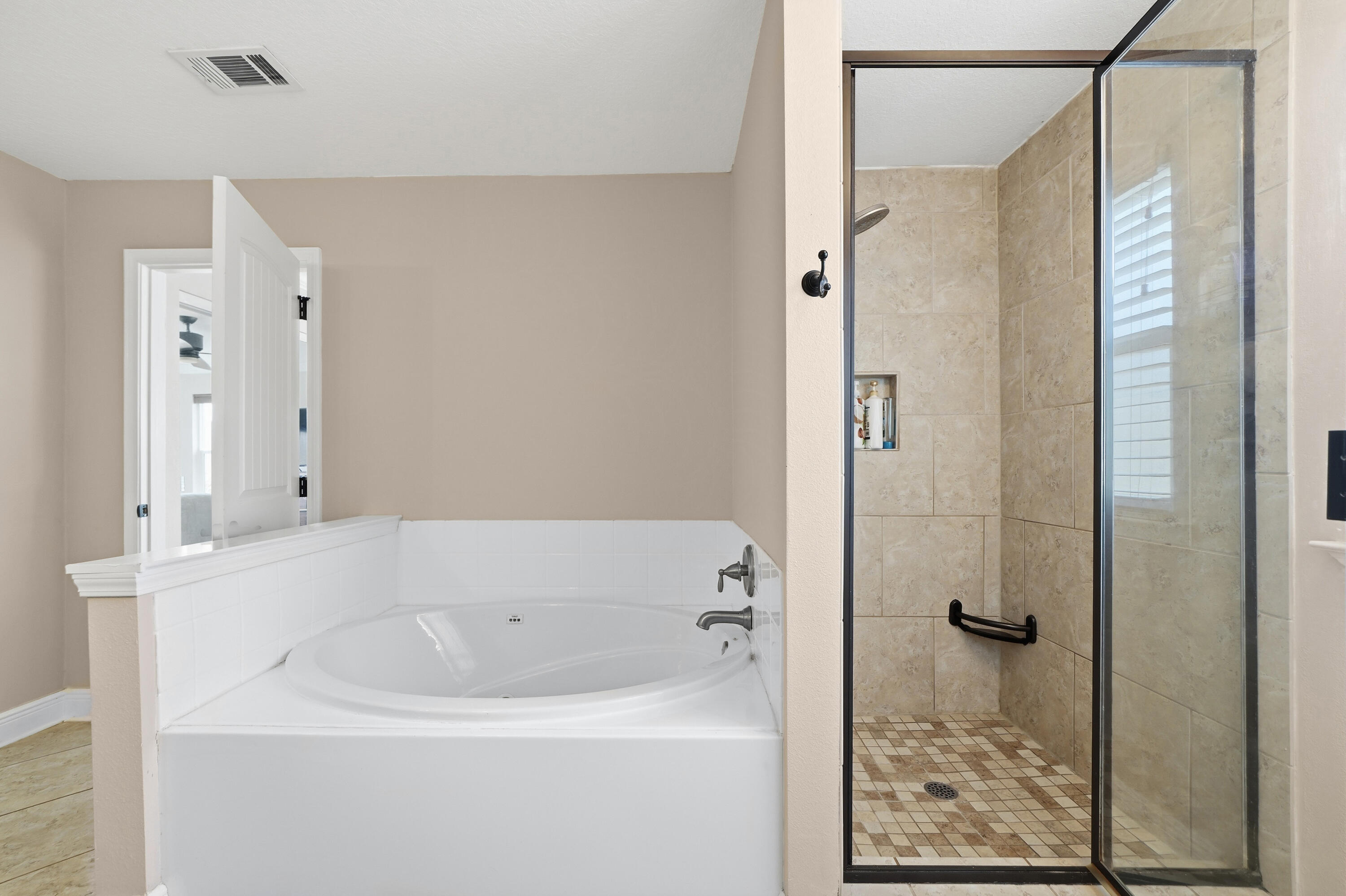 135 Grayling Way Inlet Beach, FL 32461 - Photo 11 of 61 a bathroom with a bathtub and a shower