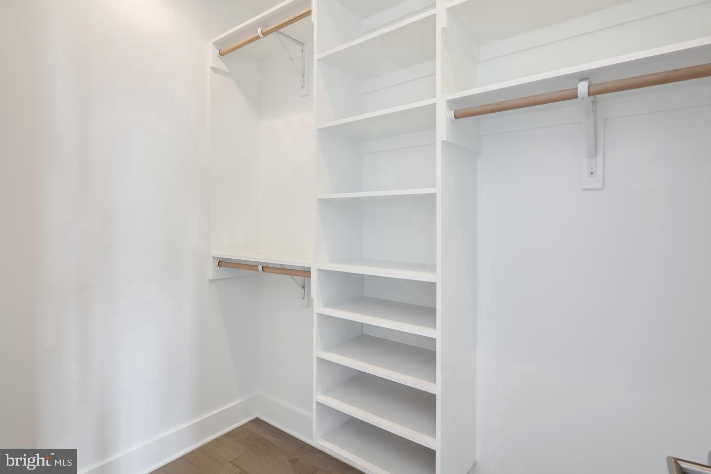 520 Fairmount Avenue Philadelphia, PA 19123 - Photo 12 of 24 a view of walk in closet with empty racks