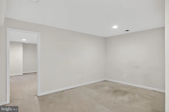 a view of empty room