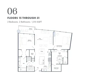 $1,284,000 | 1616 West End Avenue, Unit 2906, Nashville, TN 37203