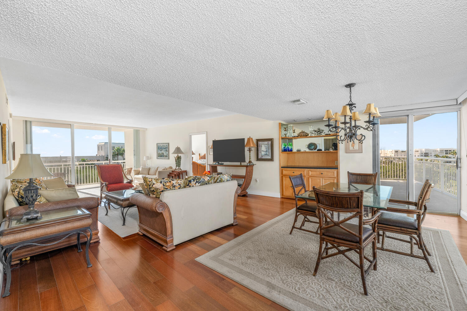 2780 South Ocean Boulevard, Unit 612 Palm Beach, FL 33480 - Photo 16 of 57 a living room with furniture and a large window