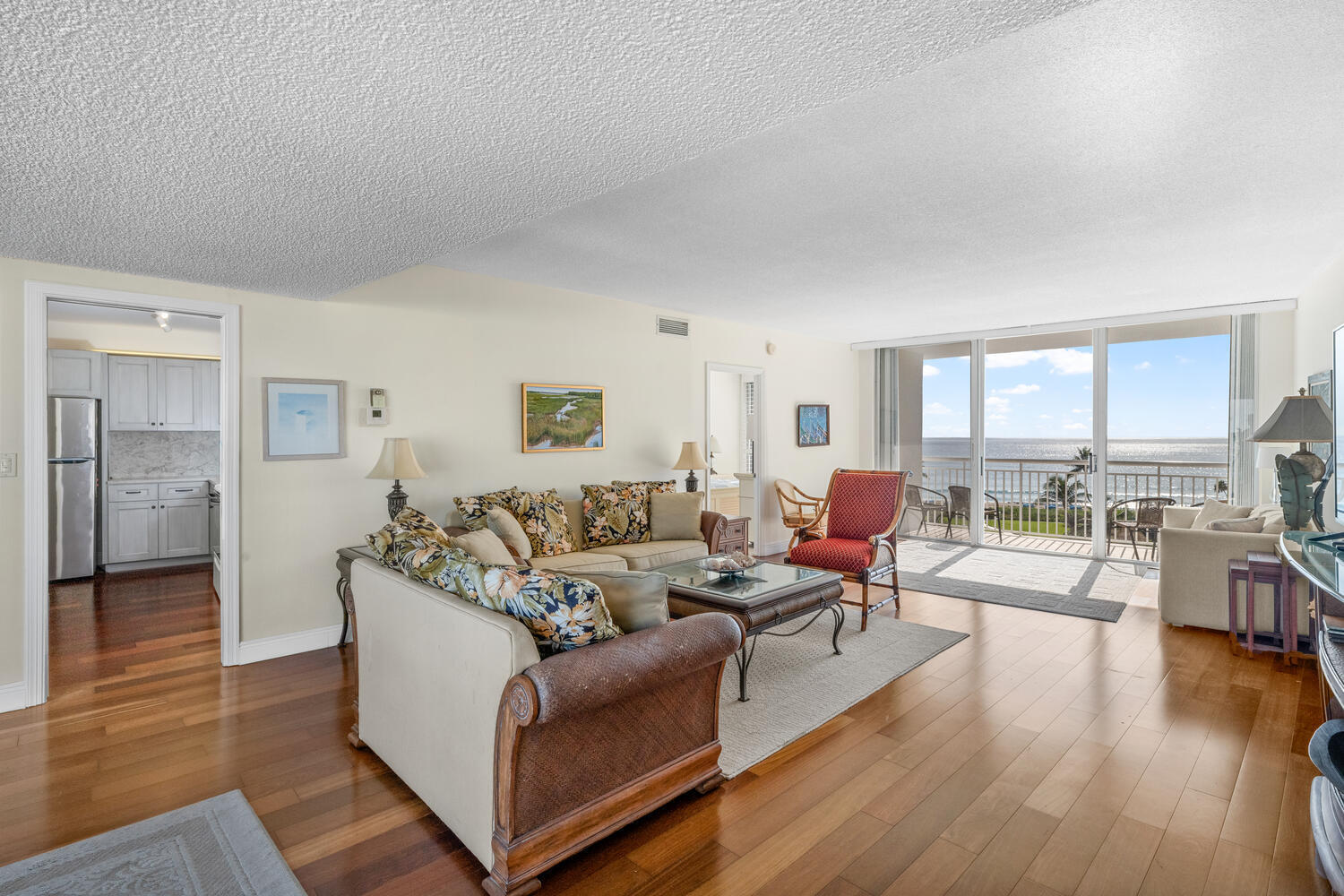 2780 South Ocean Boulevard, Unit 612 Palm Beach, FL 33480 - Photo 20 of 57 a living room with furniture and a large window