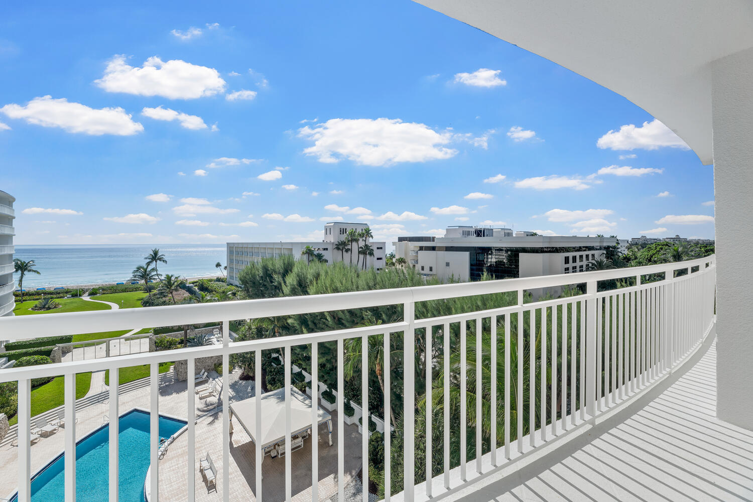 2780 South Ocean Boulevard, Unit 612 Palm Beach, FL 33480 - Photo 45 of 57 a view of a city from a balcony