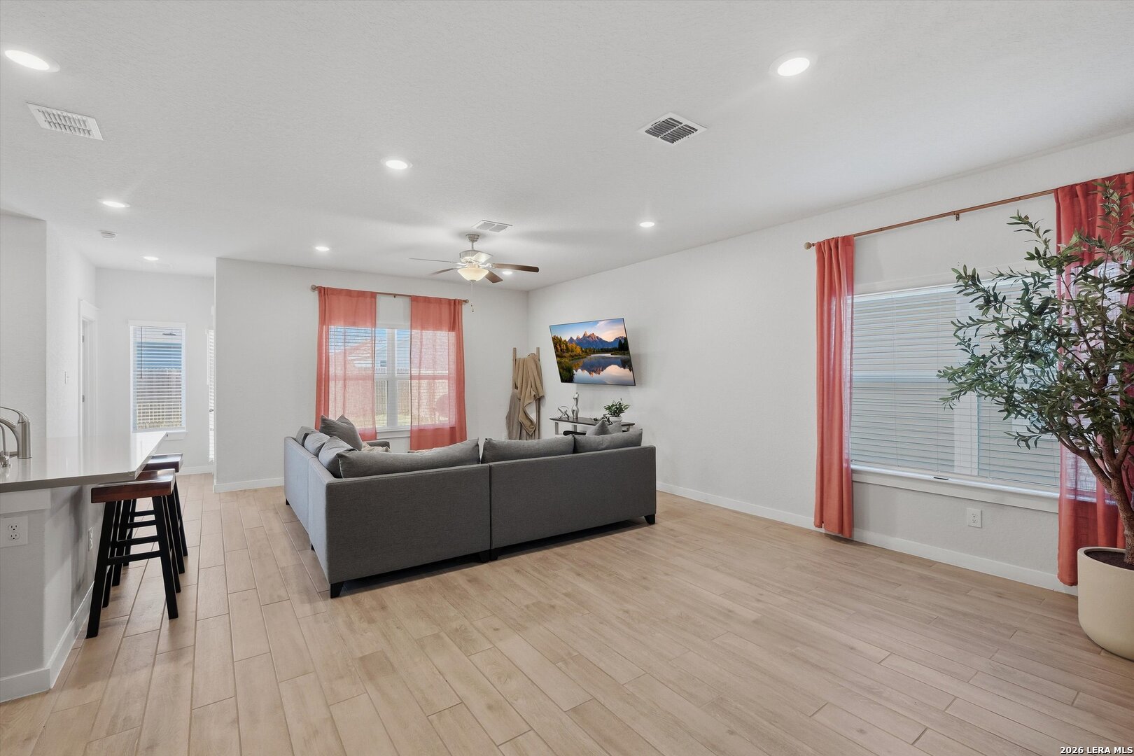10776 Rosalina Loop Converse, TX 78109 - Photo 5 of 31 a living room with furniture and a potted plant