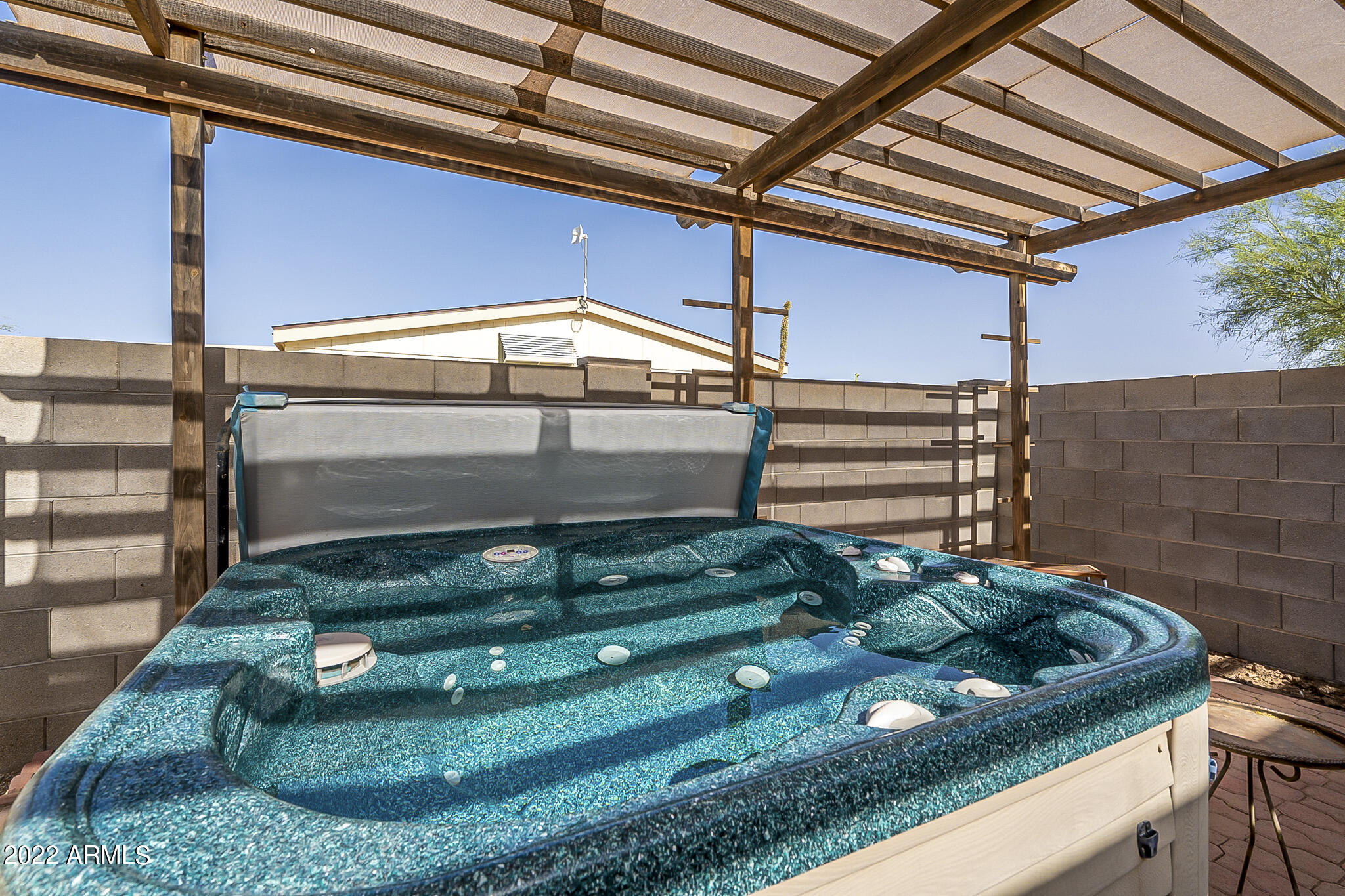 11596 Stagecoach Road Arizona City, AZ 85123 - Photo 19 of 45 Hot tub off the primary bedroom