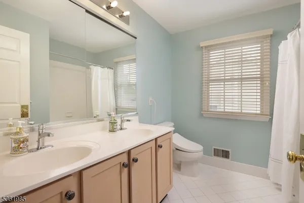 a bathroom with a sink double vanity and a bathtub