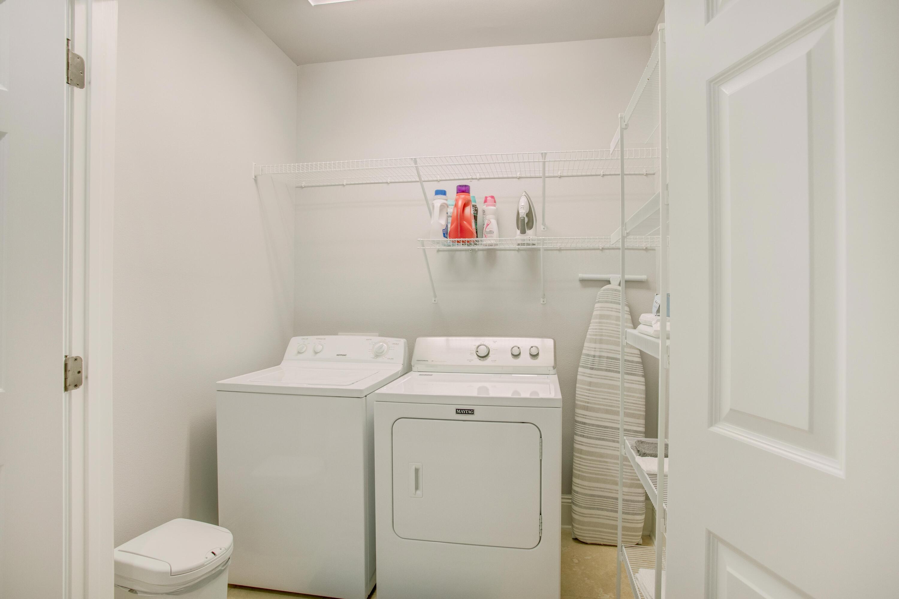 1893 Baytowne Loop Miramar Beach, FL 32550 - Photo 43 of 45 a utility room with dryer and washer