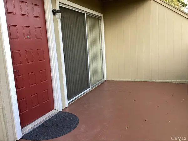 front view of a small space
