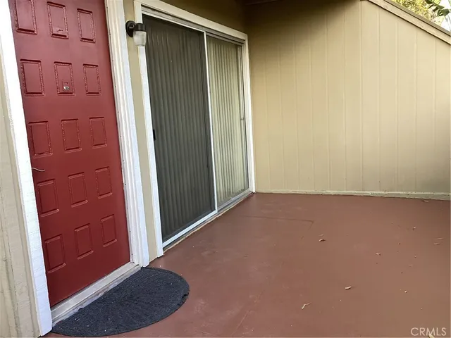 front view of a small space