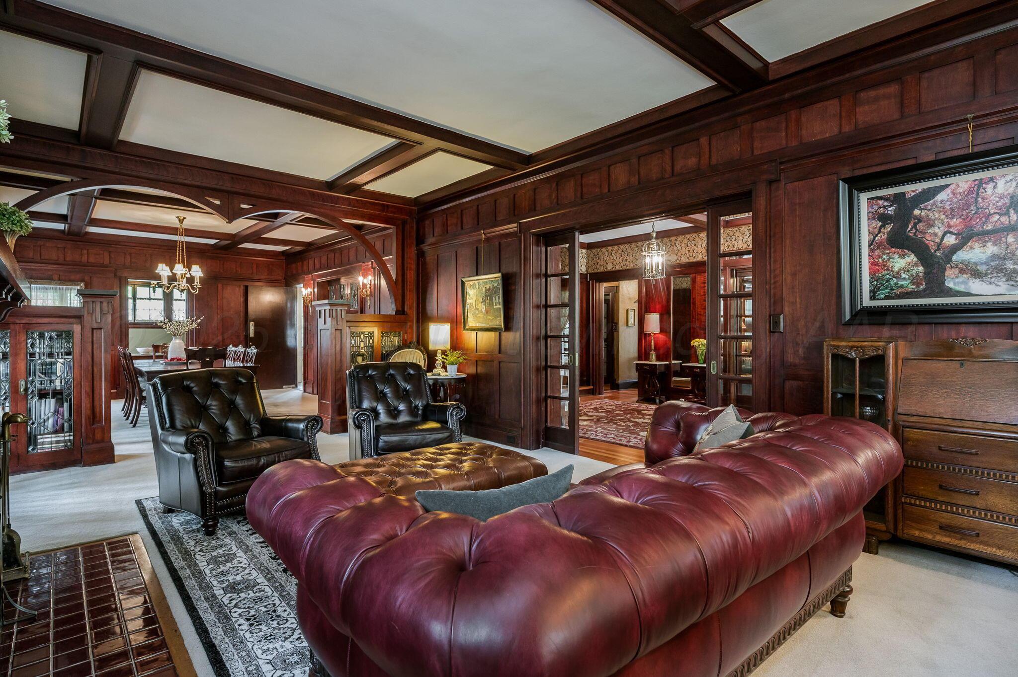 1620 South Tyler Street Amarillo, TX 79102 - Photo 8 of 66 a living room with furniture a fireplace and lots of windows