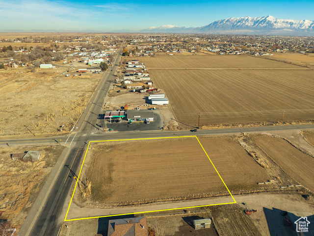 5500 South W Hooper, UT 84315 - Photo 9 of 17 Aerial view featuring a mountain view