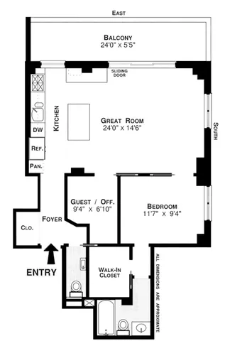 $1,060,000 | 383 Grand Street, Unit M2002 | Lower East Side