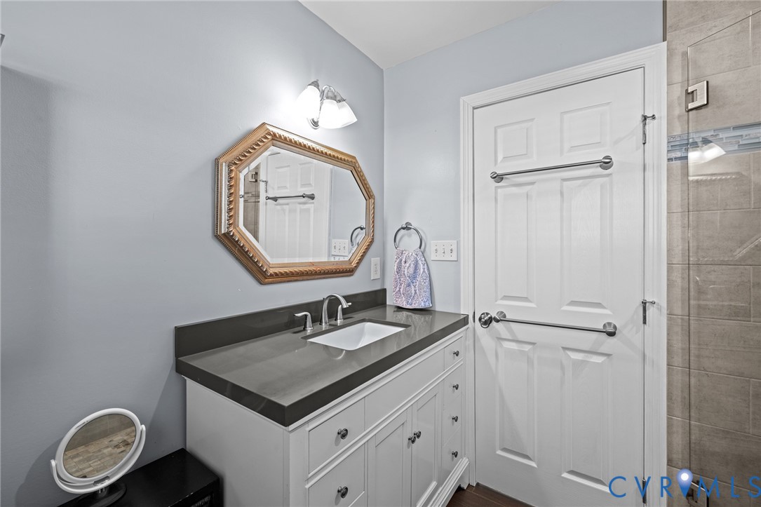 408 John Street Ashland, VA 23005 - Photo 27 of 45 1st Floor Bathroom off of Utility Room