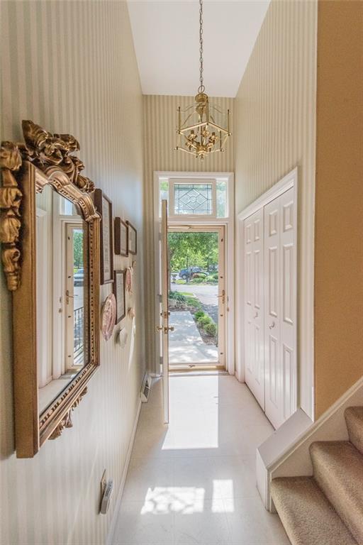 Welcoming Foyer Entrance with High Ceiling!