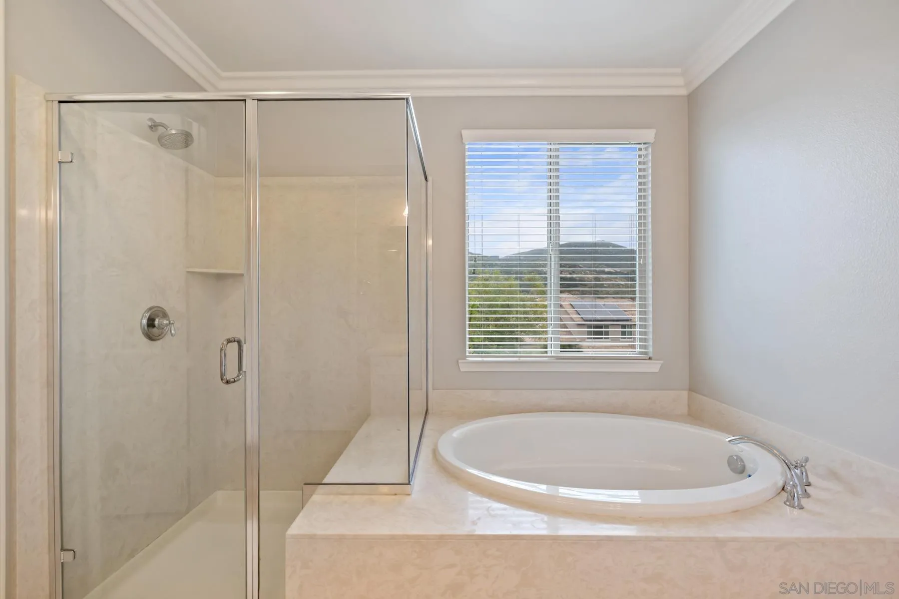 17519 Ralphs Ranch Road San Diego, CA 92127 - Photo 23 of 32 a white bath tub sitting next to a window