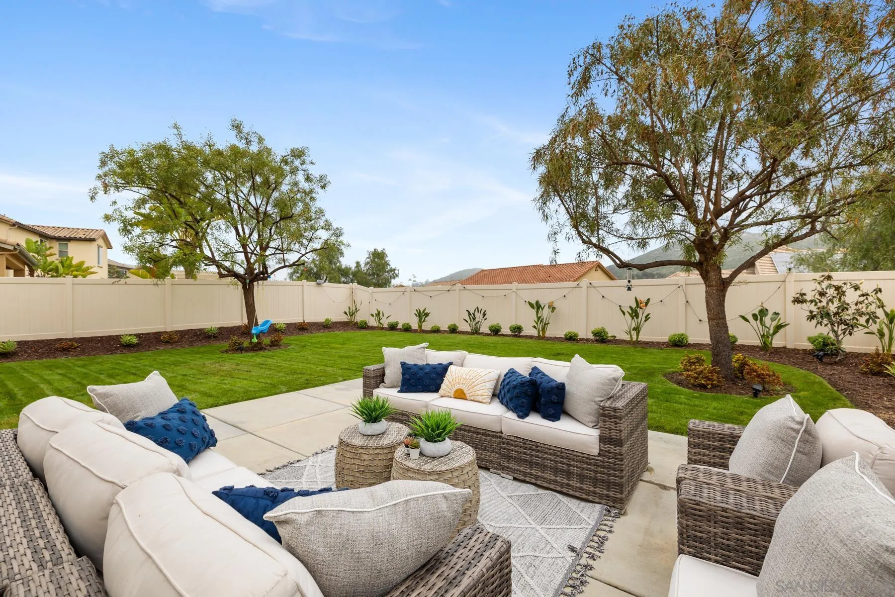17519 Ralphs Ranch Road San Diego, CA 92127 - Photo 29 of 32 a view of patio with couches and a fire pit
