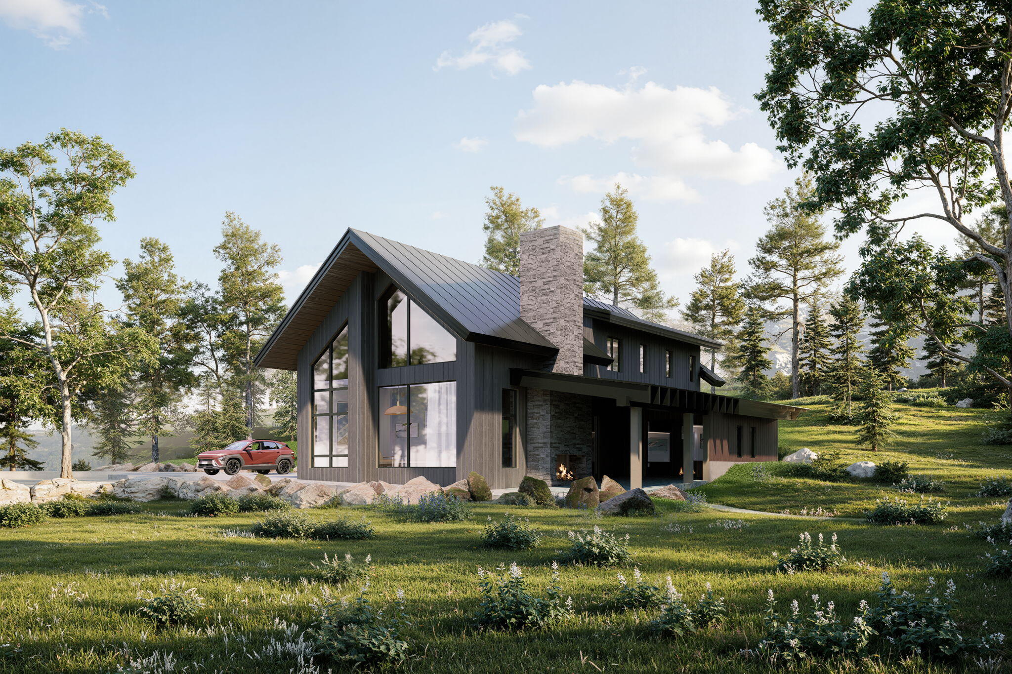 Lot 29 Deer View Road Bethel, ME 04217 - Photo 3 of 9 1-web-or-mls-260105_Abram Residence_EXTE