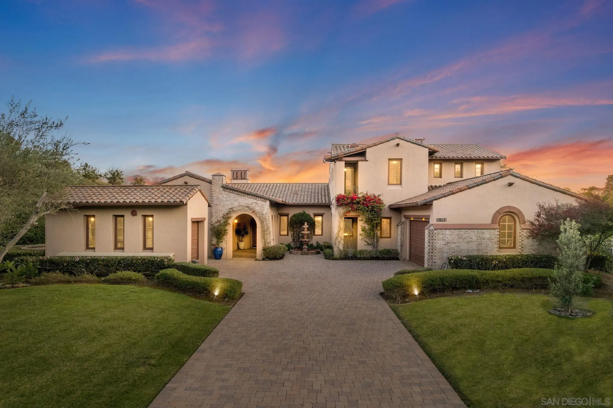 17813 La Amapola Rancho Santa Fe, CA 92067 - Photo 1 of 30 a front view of a house with a yard and trees