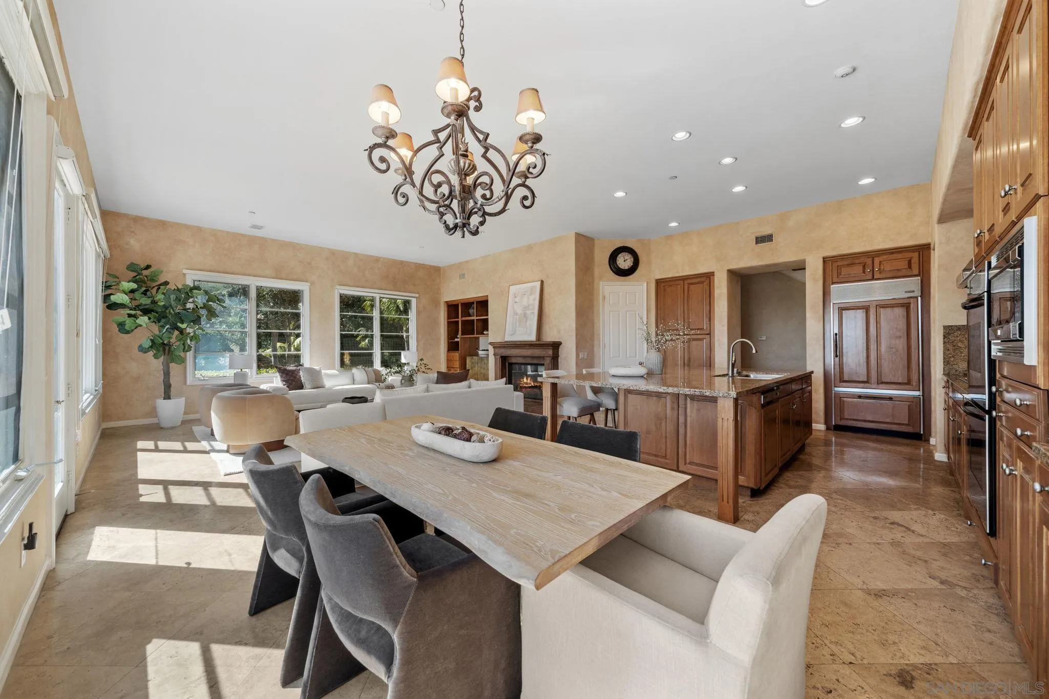 17813 La Amapola Rancho Santa Fe, CA 92067 - Photo 10 of 30 a view of a dining room and livingroom view