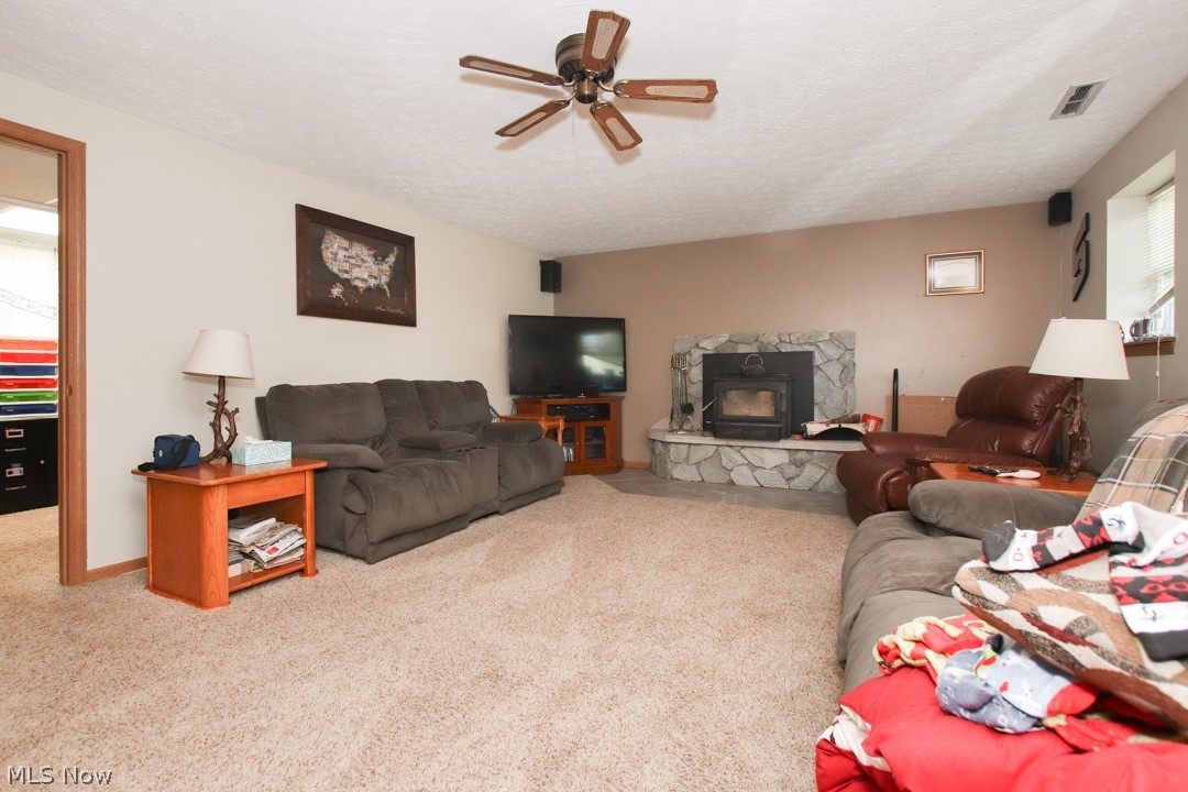 40015 Parsons Road Lagrange, OH 44050 - Photo 25 of 35 Family Room With wood Burning fireplace
