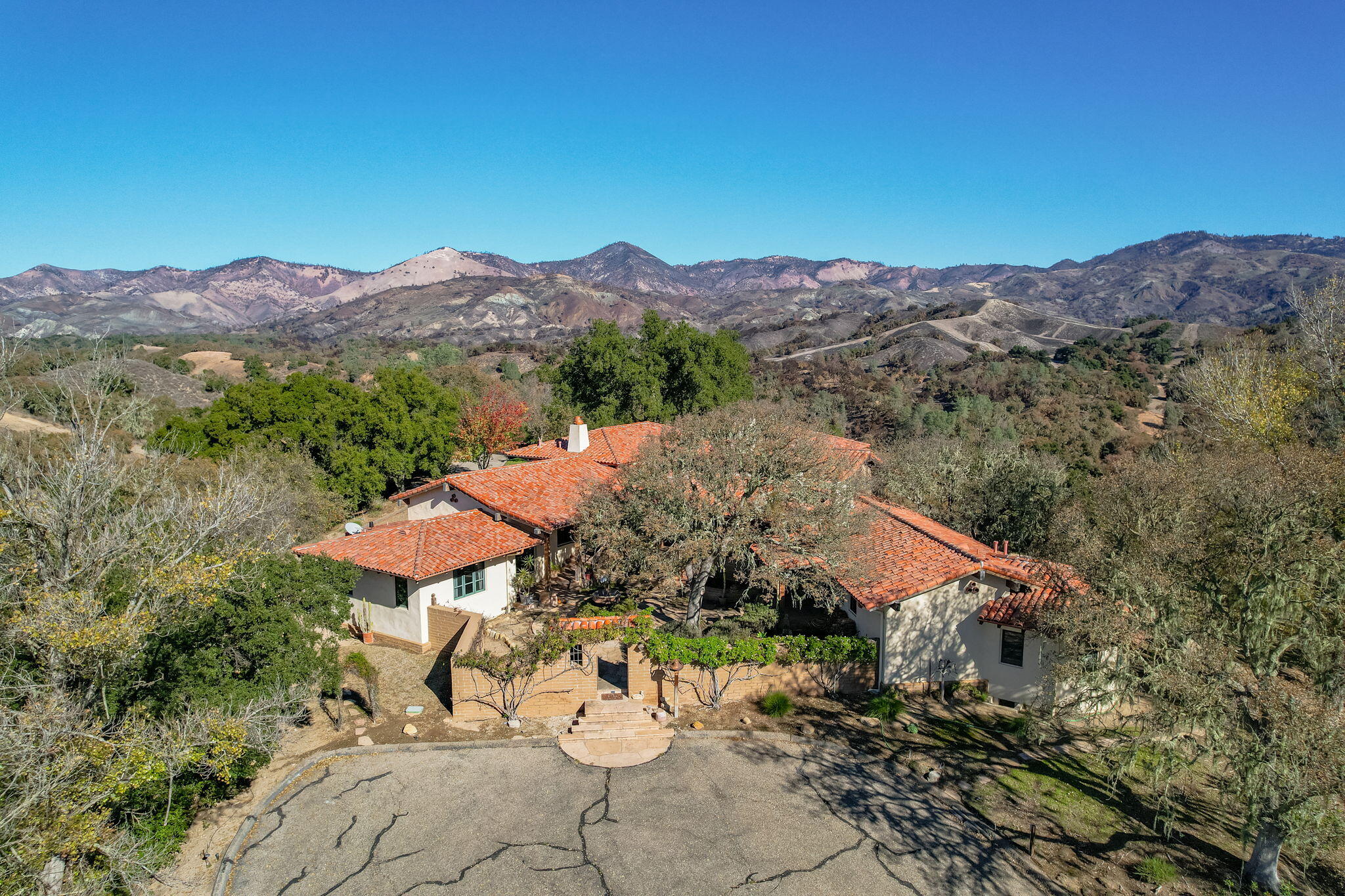 4600 Tim's Road Santa Ynez, CA 93460 - Photo 3 of 47 an aerial view of a and mountain in the background