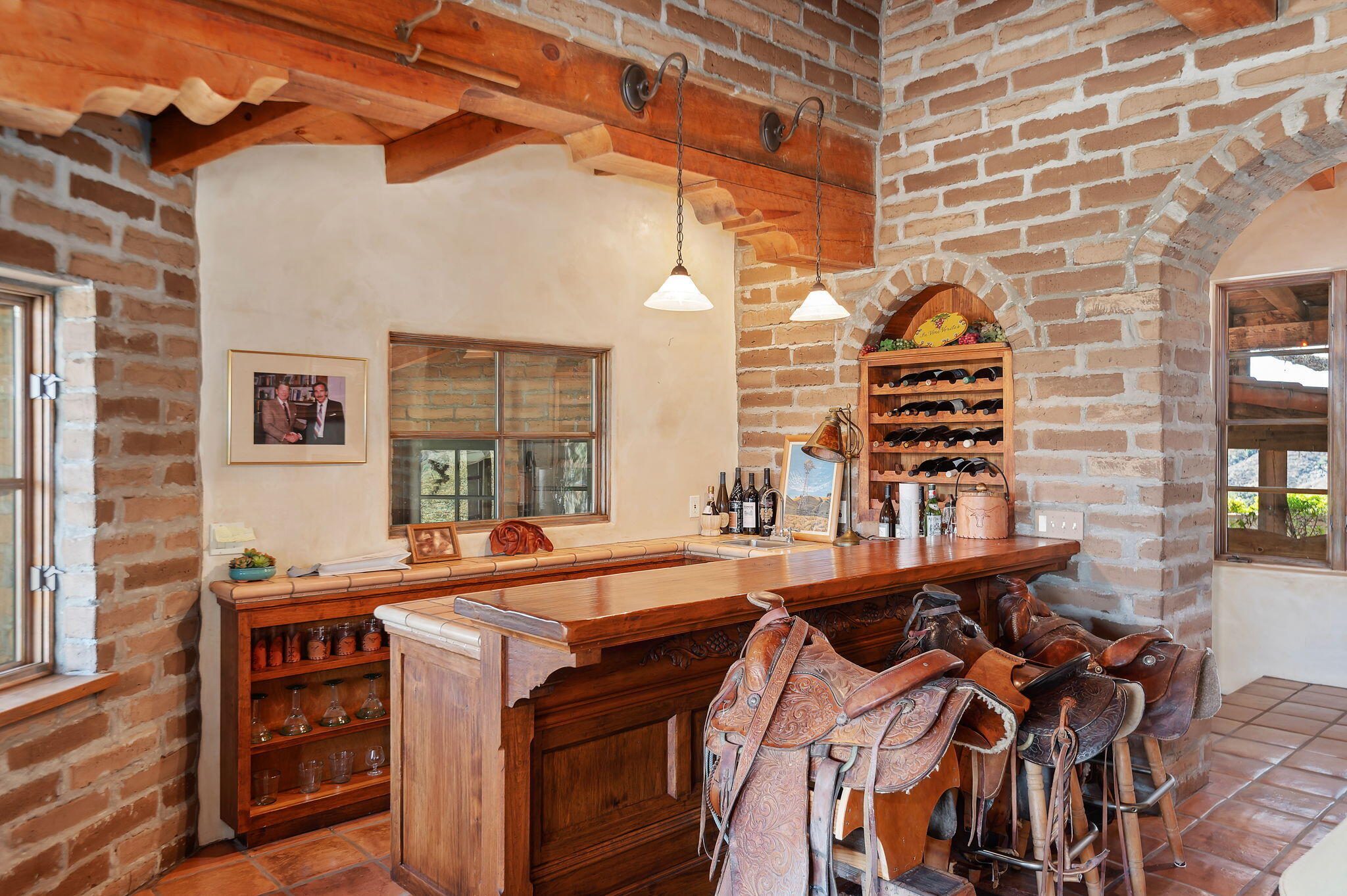 4600 Tim's Road Santa Ynez, CA 93460 - Photo 8 of 47 a view of a dining room with furniture and chandelier