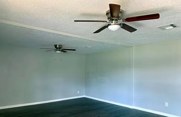 a view of a room with a small space
