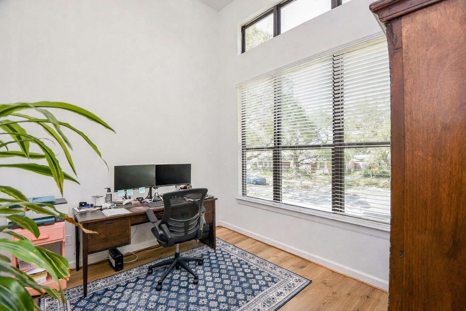 5315 Jason Street Houston, TX 77096 - Photo 18 of 39 Home office on the first floor allows for modern-day convenience for remote working, providing a dedicated space that enhances productivity and work-life balance.