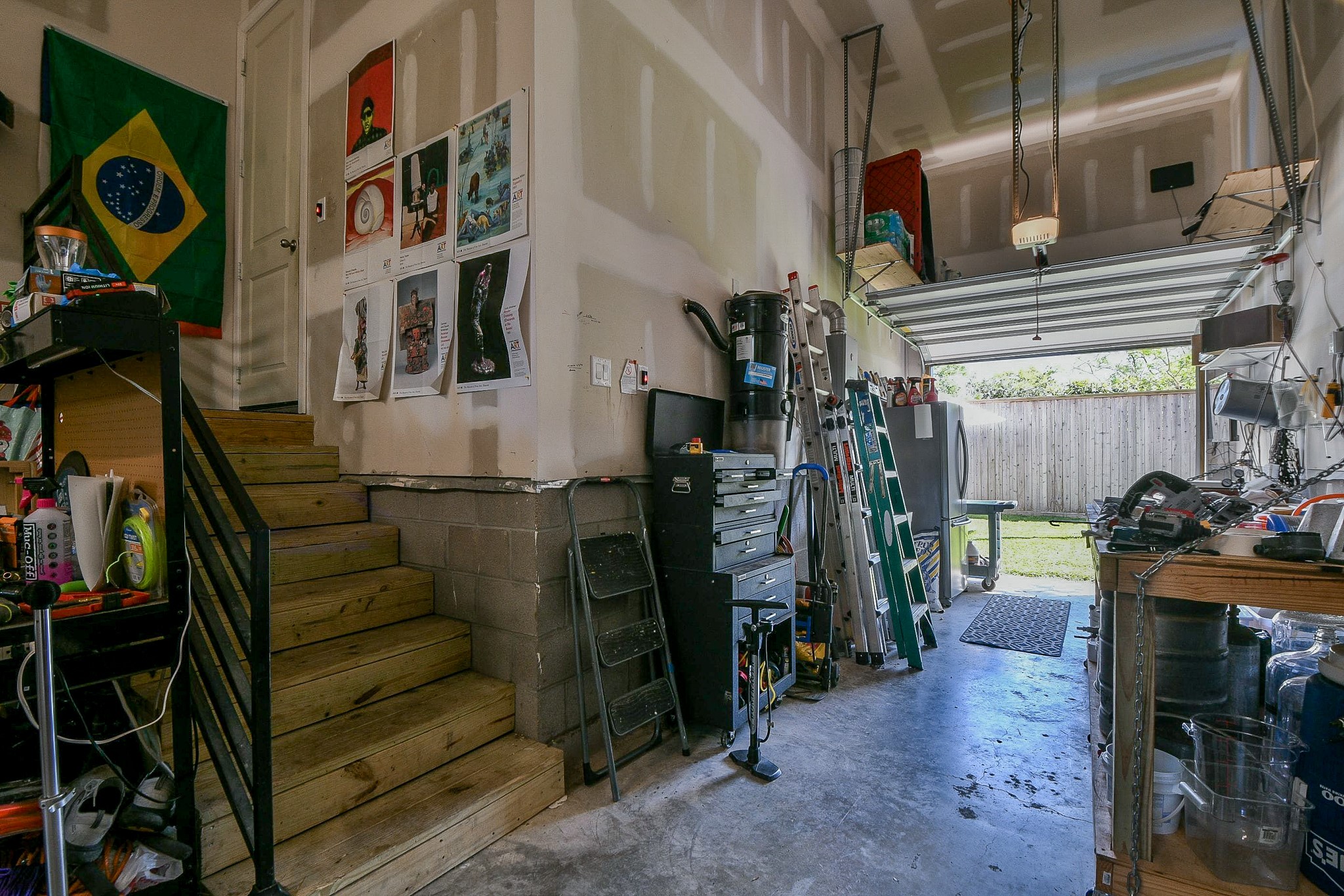5315 Jason Street Houston, TX 77096 - Photo 31 of 39 This incredibly huge garage has room for storage and workshop gear, too.