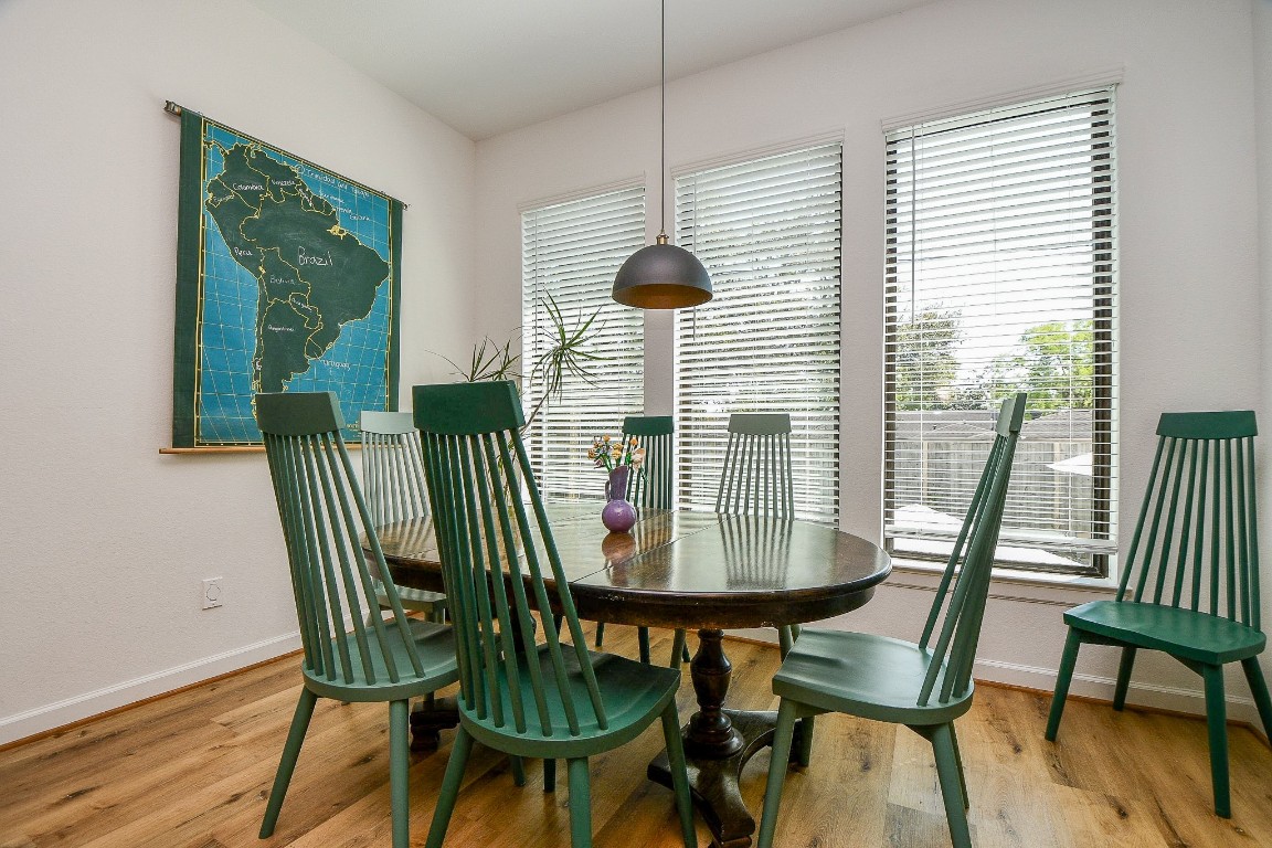 5315 Jason Street Houston, TX 77096 - Photo 8 of 39 a view of a dining room with furniture window and outside view
