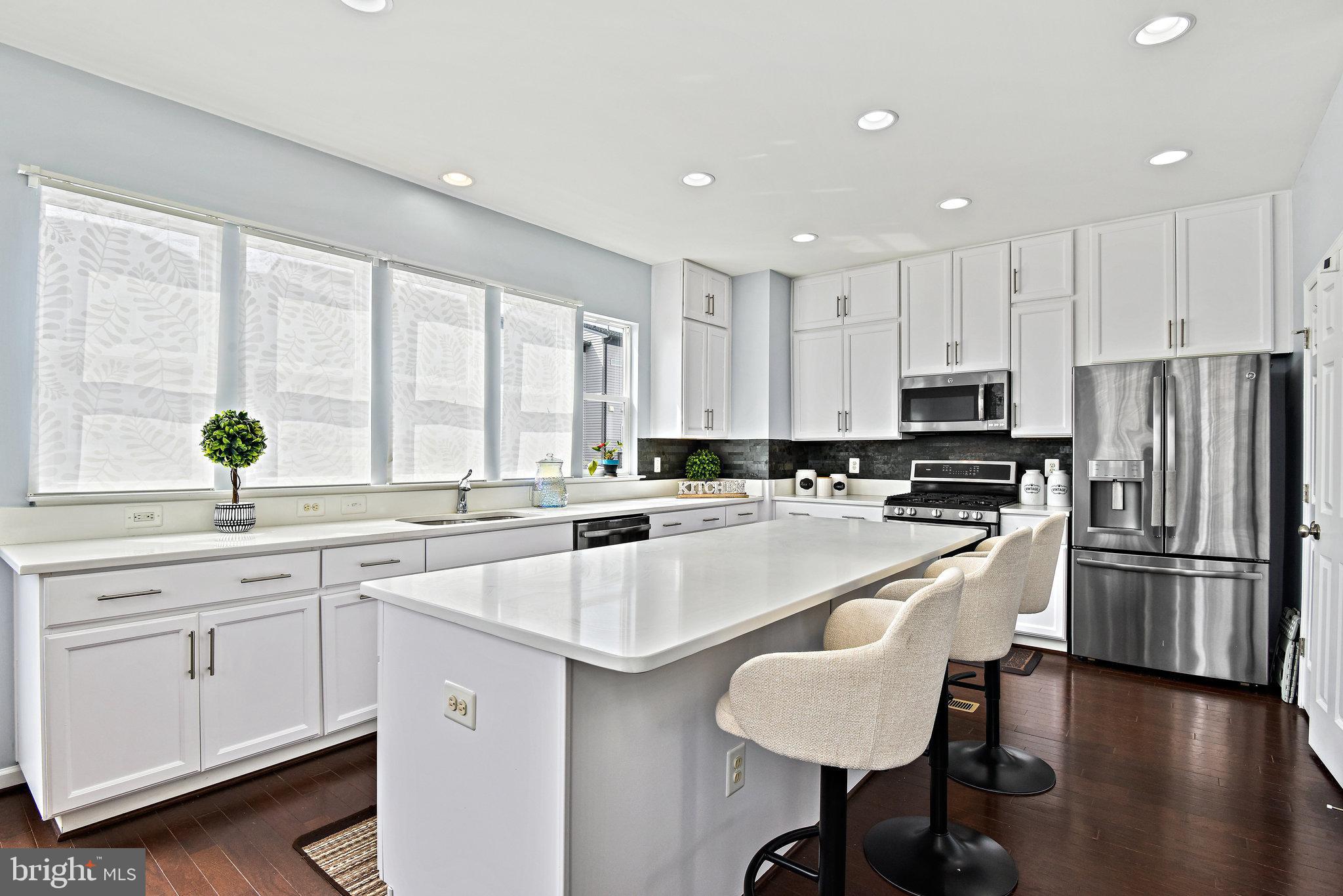 42657 Aden Terrace Ashburn, VA 20148 - Photo 13 of 37 Updated Island Kitchen with Quartz Counters