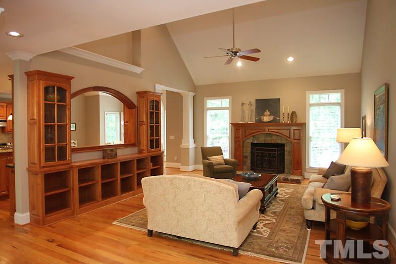 6100 Crupper Court Raleigh, NC 27613 - Photo 5 of 15 Open Concept with wooded view of private yard.
