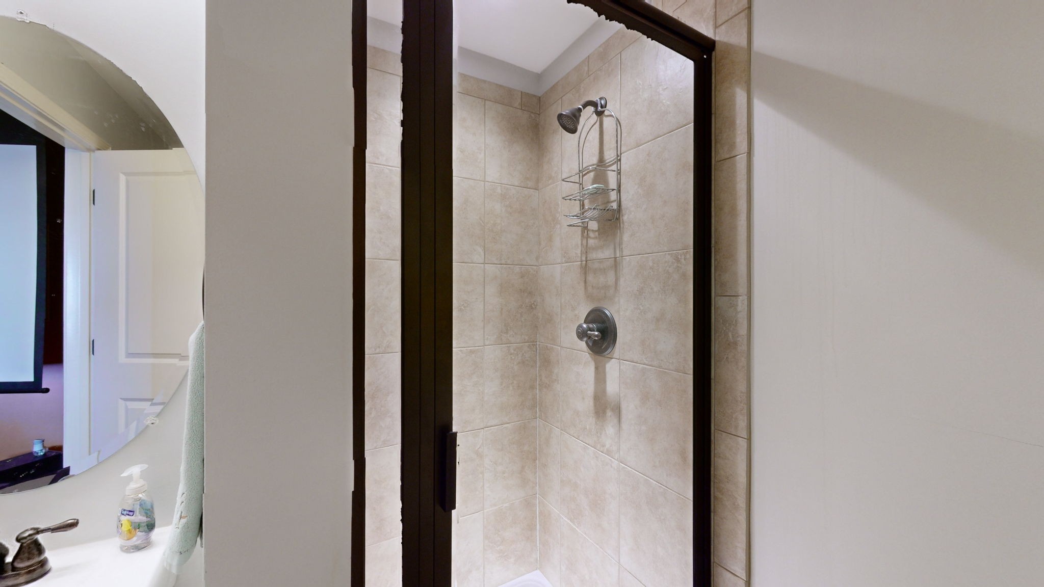 3924 Rowland Road Murfreesboro, TN 37128 - Photo 32 of 53 a bathroom with a glass shower door