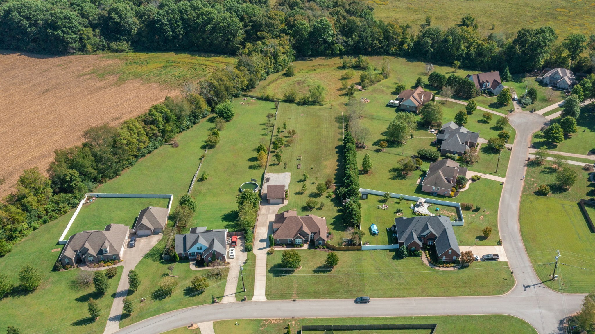 3924 Rowland Road Murfreesboro, TN 37128 - Photo 49 of 53 an aerial view of house with yard swimming pool and outdoor seating