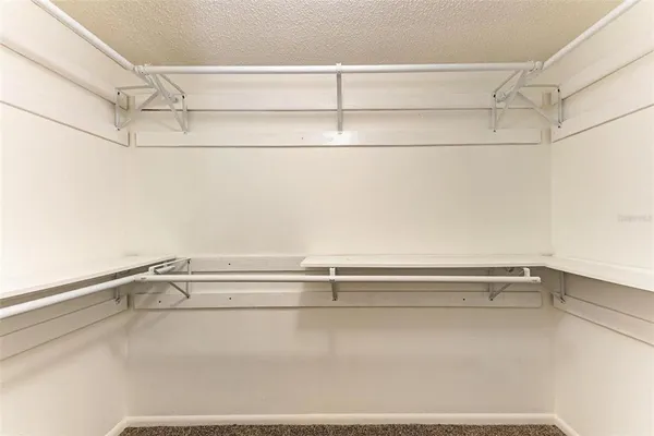 a close view of closet