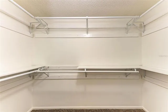 a close view of closet